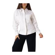 Elegante Witte Blouse voor Vrouwen Copenhagen Muse , White , Dames