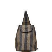 Pre-owned Canvas shoulder-bags Fendi Vintage , Black , Dames