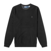 Zwart Wol Regular Fit Sweatshirt Polo Ralph Lauren , Black , Heren