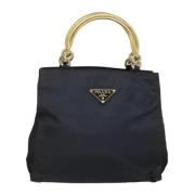 Pre-owned Fabric prada-bags Prada Vintage , Blue , Dames