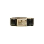 Pre-owned Leather bracelets Gucci Vintage , Gray , Dames