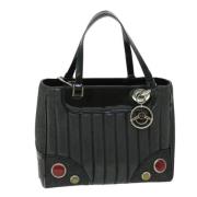 Pre-owned Leather dior-bags Dior Vintage , Black , Dames