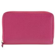 Pre-owned Leather wallets Gucci Vintage , Pink , Dames