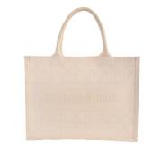 Pre-owned Canvas totes Dior Vintage , Beige , Dames