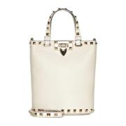 Stijlvolle Tassen Collectie Valentino Garavani , Beige , Dames