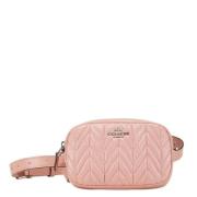 Pre-owned Leather crossbody-bags Coach Pre-owned , Pink , Dames