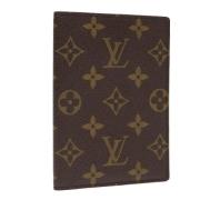 Pre-owned Canvas wallets Louis Vuitton Vintage , Brown , Dames