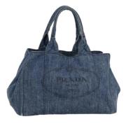 Pre-owned Fabric handbags Prada Vintage , Blue , Dames