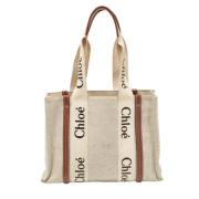 Pre-owned Canvas totes Chloé Pre-owned , Beige , Dames