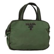 Pre-owned Nylon handbags Prada Vintage , Green , Dames