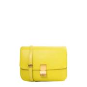 Pre-owned Leather celine-bags Celine Vintage , Yellow , Dames