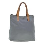 Pre-owned Nylon handbags Prada Vintage , Gray , Dames