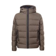 Bos Hooded Jas met Ritssluiting Fay , Green , Heren