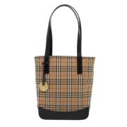 Pre-owned Canvas totes Burberry Vintage , Beige , Dames