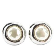 Pre-owned Metal earrings Givenchy Pre-owned , Gray , Dames