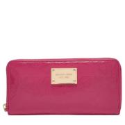 Pre-owned Leather wallets Michael Kors Pre-owned , Pink , Dames