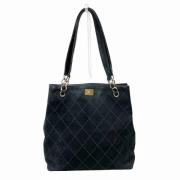 Pre-owned Leather chanel-bags Chanel Vintage , Black , Dames