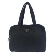 Pre-owned Canvas totes Prada Vintage , Black , Dames