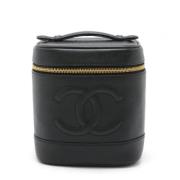 Pre-owned Leather chanel-bags Chanel Vintage , Black , Dames