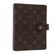 Pre-owned Canvas home-office Louis Vuitton Vintage , Brown , Dames