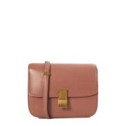 Pre-owned Leather celine-bags Celine Vintage , Pink , Dames