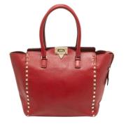 Pre-owned Leather totes Valentino Vintage , Red , Dames