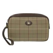 Pre-owned Canvas clutches Burberry Vintage , Brown , Dames