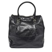 Pre-owned Leather totes Givenchy Pre-owned , Black , Dames