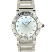 Pre-owned Fabric watches Bvlgari Vintage , White , Dames