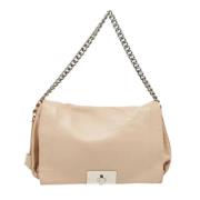 Pre-owned Leather celine-bags Celine Vintage , Beige , Dames