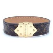 Pre-owned Canvas bracelets Louis Vuitton Vintage , Brown , Dames