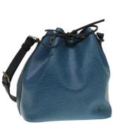 Pre-owned Leather louis-vuitton-bags Louis Vuitton Vintage , Blue , Da...