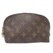 Pre-owned Canvas pouches Louis Vuitton Vintage , Brown , Dames