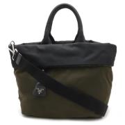 Pre-owned Canvas totes Prada Vintage , Green , Dames