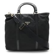 Pre-owned Canvas totes Prada Vintage , Black , Dames