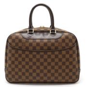 Pre-owned Canvas handbags Louis Vuitton Vintage , Brown , Dames