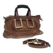 Pre-owned Leather handbags Chloé Pre-owned , Brown , Dames