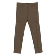 Cargo broek met gemengde katoenen stof Hugo Boss , Green , Heren