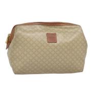 Pre-owned Canvas pouches Celine Vintage , Beige , Dames