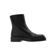 Leather boots Ann Demeulemeester , Black , Heren