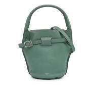 Pre-owned Leather celine-bags Celine Vintage , Green , Dames