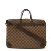 Pre-owned Canvas handbags Louis Vuitton Vintage , Brown , Heren