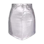 Zilveren Denim Rok Alexandre Vauthier , Gray , Dames