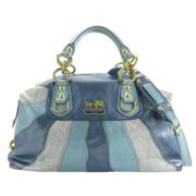 Pre-owned Leather handbags Coach Pre-owned , Blue , Dames