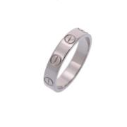 Pre-owned White Gold rings Cartier Vintage , White , Dames