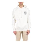 Katoenen hoodie met voorprint Family First , White , Heren