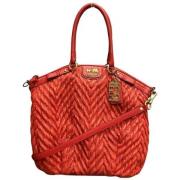 Pre-owned Canvas handbags Coach Pre-owned , Red , Dames