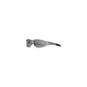 Metalen Frame Zonnebril Heldere Lens CHiMi , Gray , Heren