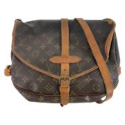 Pre-owned Canvas louis-vuitton-bags Louis Vuitton Vintage , Brown , Da...