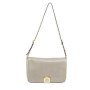 Pre-owned Leather fendi-bags Fendi Vintage , Gray , Dames